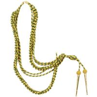 Green And Golden Military Ceremonial Shoulder Aiguillettes