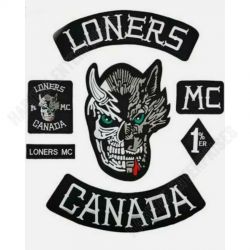 Loners Canada Motorcyles Patch