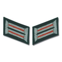 Army Officer Collar Tabs - Artillery - Red