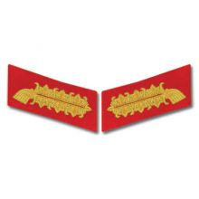 Bullion Collar Tabs - Army Field Marshal