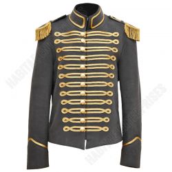 Men's Moleskin Military Style Hussar Jacket