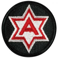 6th Army Patch Color