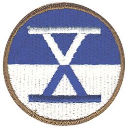 10th Corps Patch Color