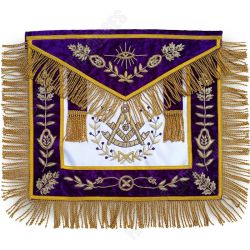 Masons Past Master Grand Lodge Masonic Apron Bullion Hand Embroidered