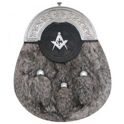 Celtic Thistle Masonic Emblem Fur Sporran