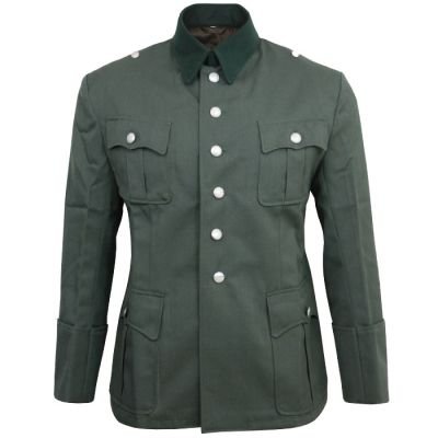 German Army Officers Gabardine Wool Tunic