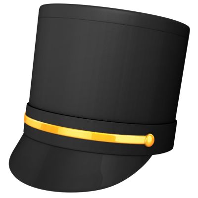 Plane Black Shako Hats