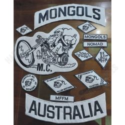 Mongols Australia Biker Patch