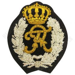 Embroidered Ralph Crest Blazer Badge wire Bullion Crest Patch