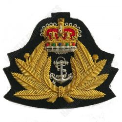 Royal Navy QC Military Blazer Badge Wire Bullion Badge