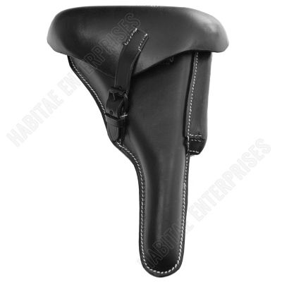 P08 Marine Black Leather Holster