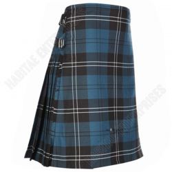 Scottish Tartan Wedding Mens Kilt Polyviscose in Ramsay Blue Ancient