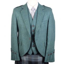 Tweed Argyll Jacket and Vest Highland Green