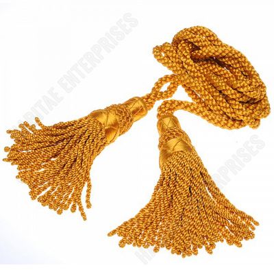 Silk Cords Gold Lanyards