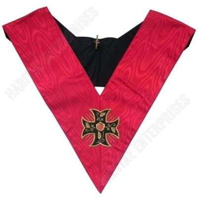 18th Degree Scottish Rite Collar Pink Moire
