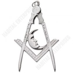 Junior Deacon Blue Lodge Masonic Officer Jewel - Silver