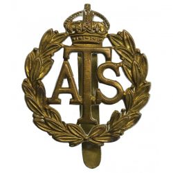 Auxiliary Territorial Service ATS Cap Badge - King's Crown