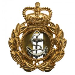 Royal Navy Chief Petty Officer's Cap Badge - Queen's Crown