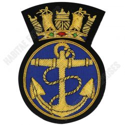 Royal Navy Embroidered  Bullion Blazer badge