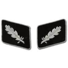 SS Officer Bullion Collar Tabs - Standartenfuhrer