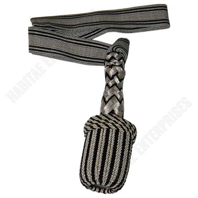 Silver Black Sword Knots